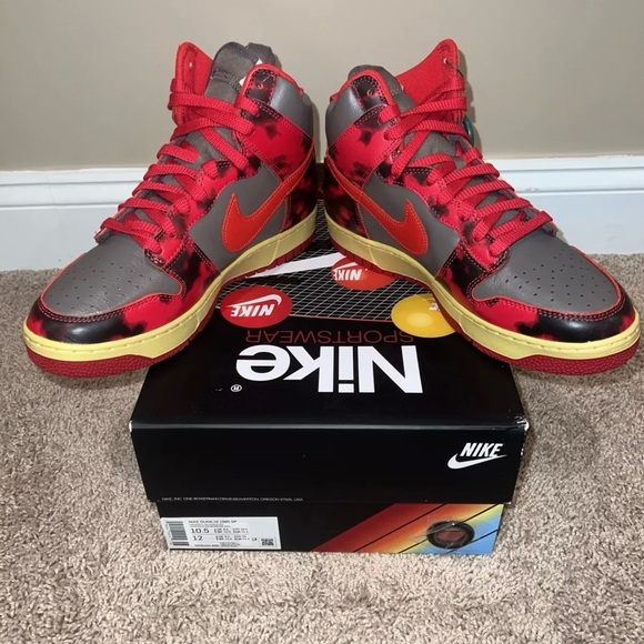 Nike Dunk High 1985 SP University/Chili Red Rouge Men’s Sz 10.5 DD9404 600 NIB - Picture 5 of 7